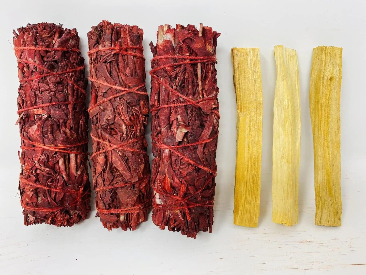 Sage Smudge Kit Cleansing Negative Energy and Cleansing House Sage Variety Pack of Dragon Blood & Palo Santo Sticks