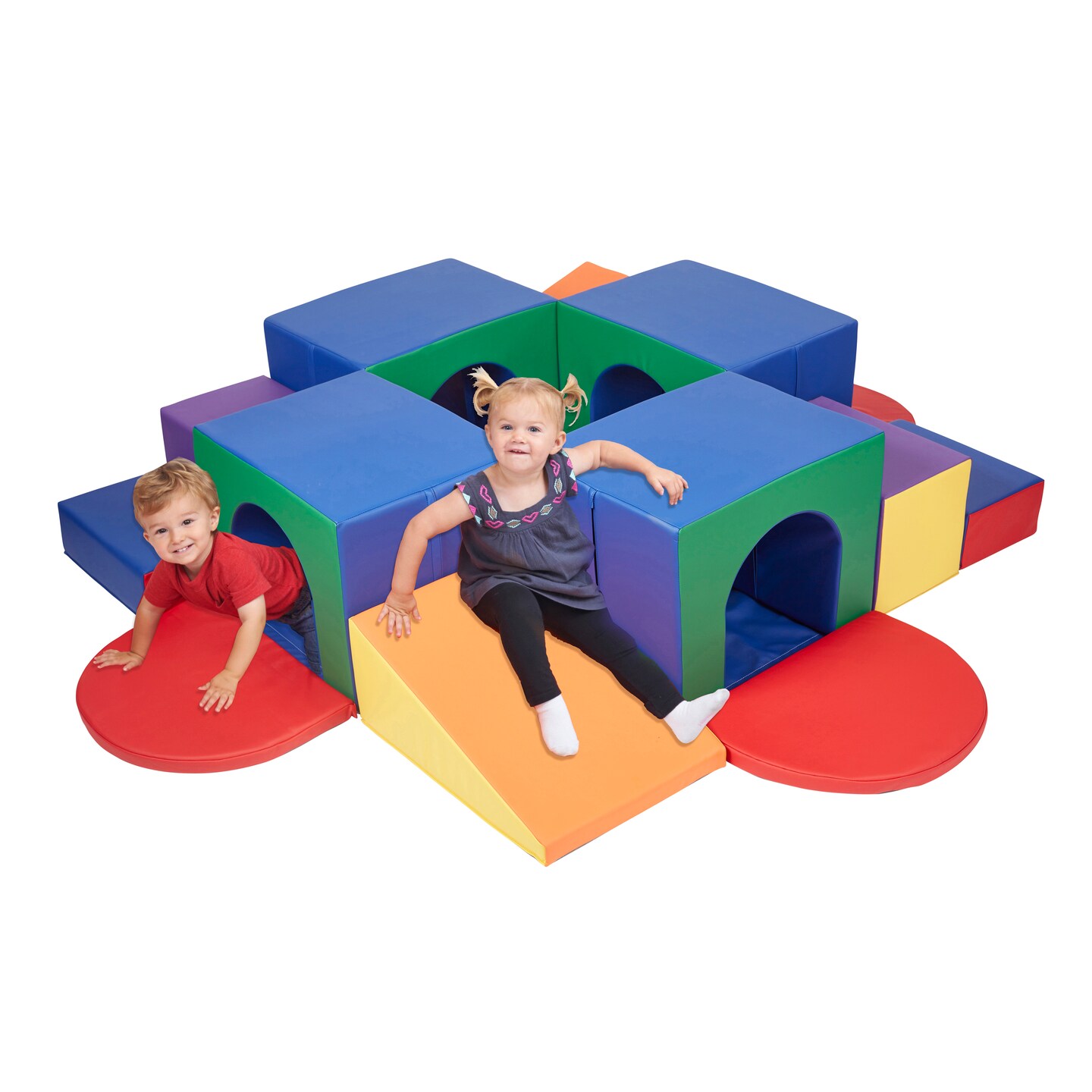 four-tunnel-maze-climber-toddler-playset-15-piece-michaels