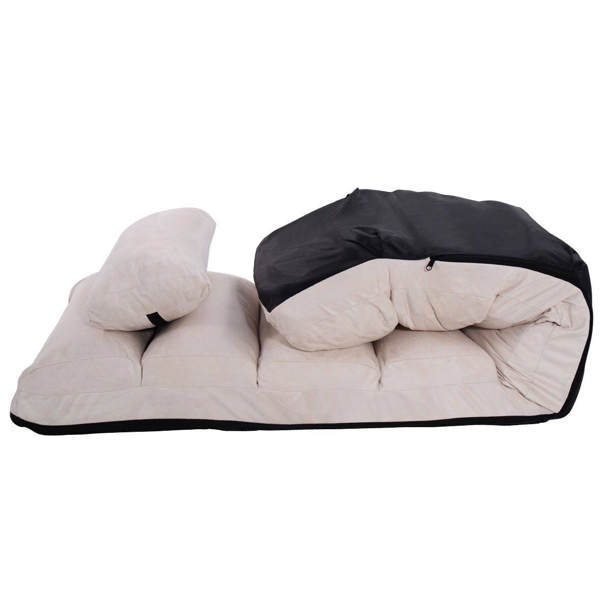Folding Lazy Sofa Chair Stylish Sofa Couch Beds Lounge Chair With Pillow