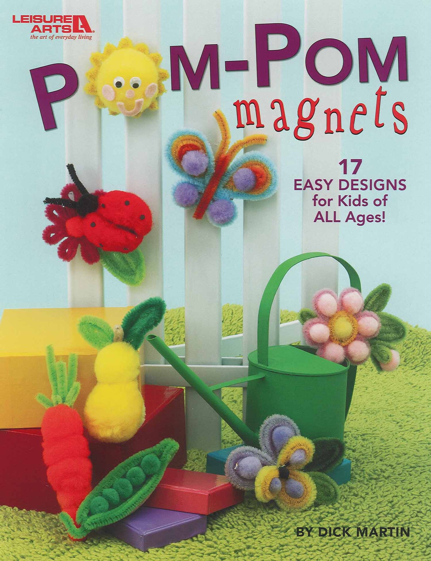 Leisure Arts Pom-Pom Magnets Crafting Book