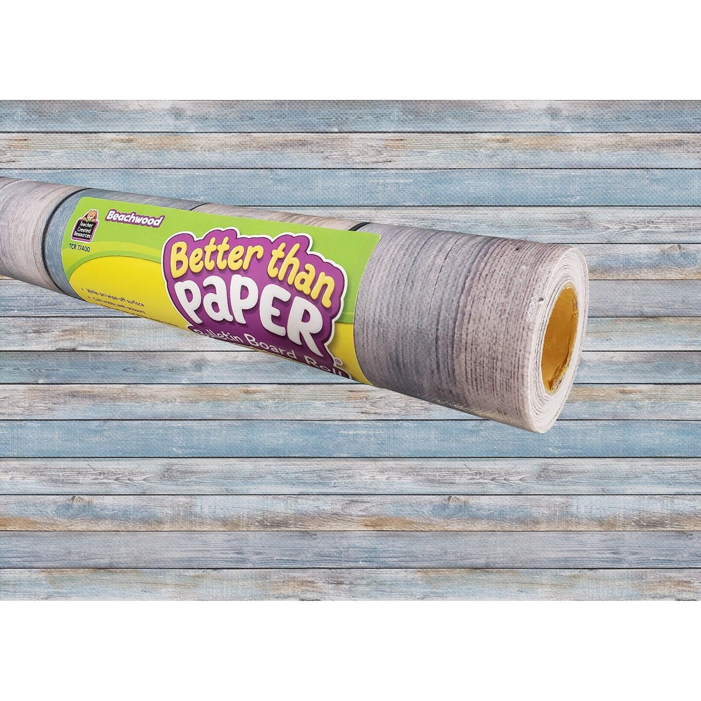 Beachwood Better Than Paper Bulletin Board Roll, 4&#x27; x 12&#x27;, Pack of 4