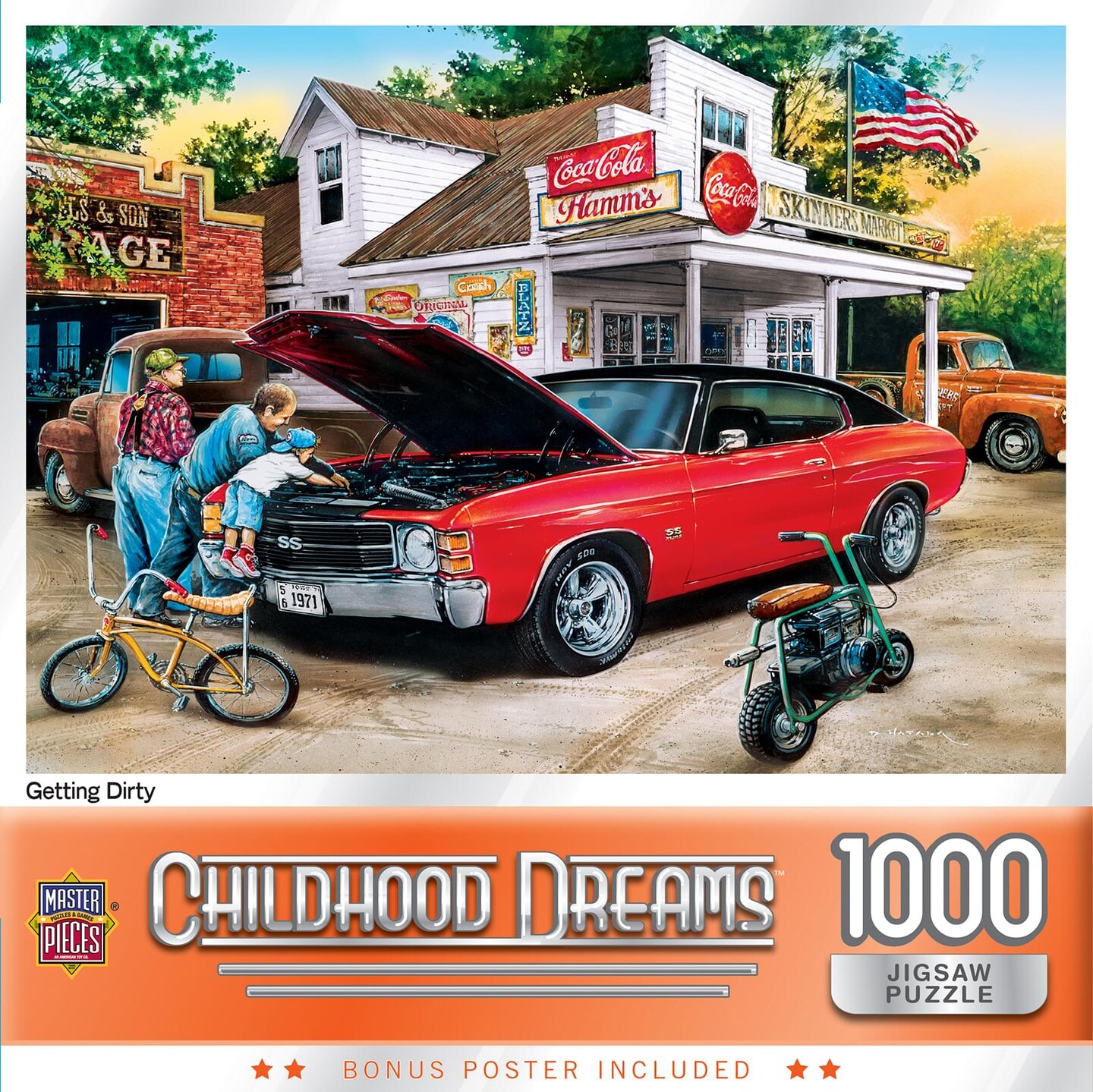 Childhood Dreams Getting Dirty 1000 Piece Jigsaw Puzzle