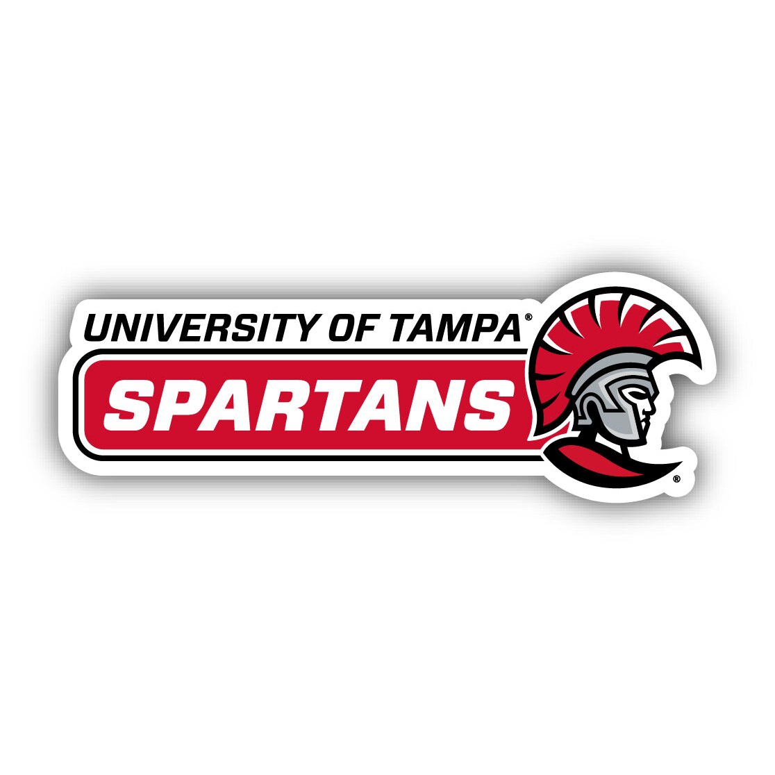 University Of Tampa Spartans 4-Inch Wide Ncaa Durable School Spirit Vinyl Decal Sticker