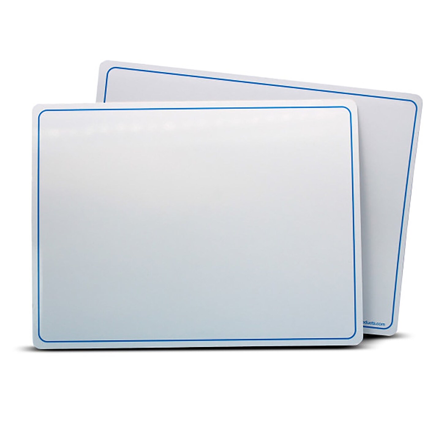 Dry Erase Learning Mat, Two-Sided Plain, 9&#x22; x 12&#x22;, Pack of 24
