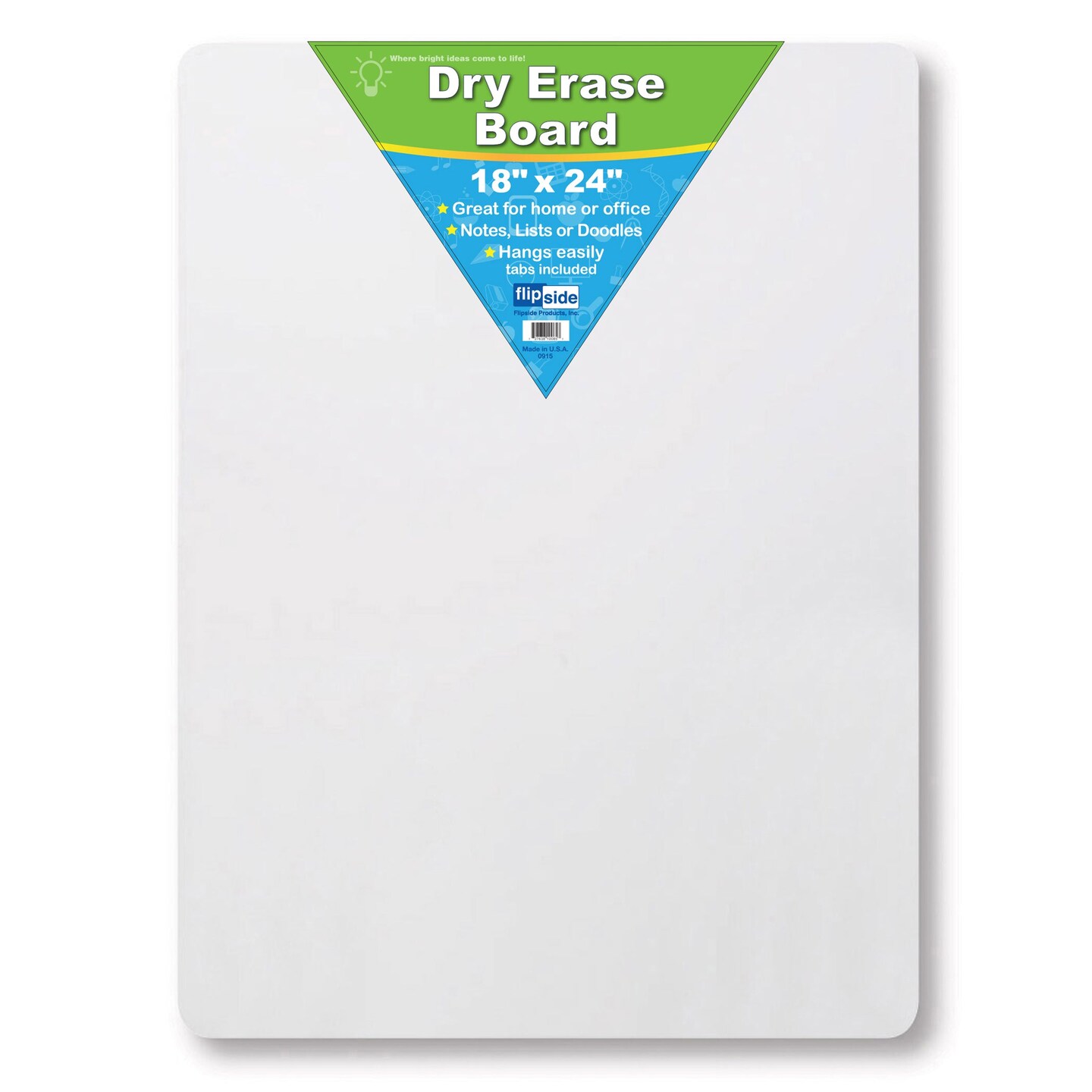 Dry Erase Board, 18&#x22; x 24&#x22;, Pack of 3