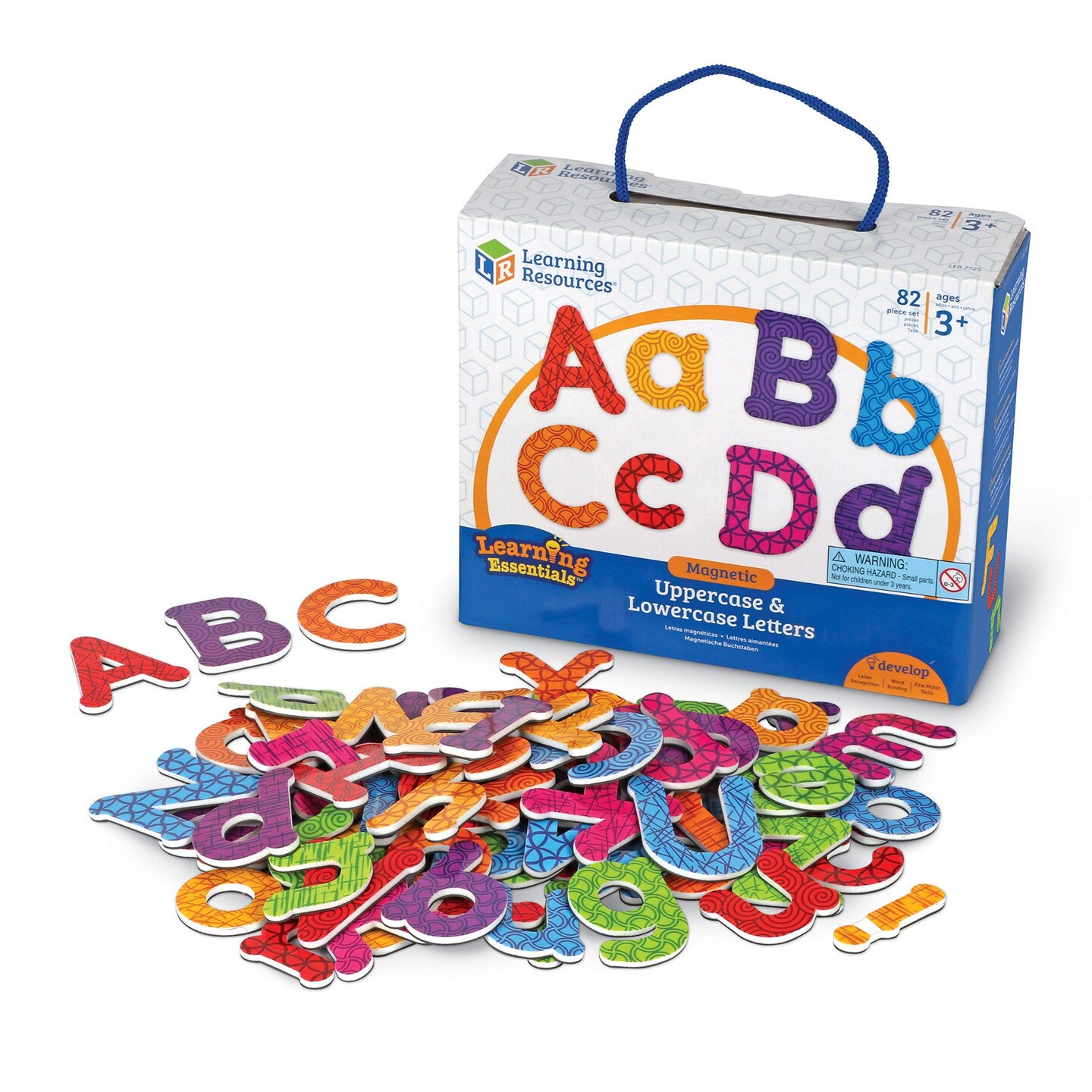 Magnetic Uppercase &#x26; Lowercase Letters, 82-Piece Set
