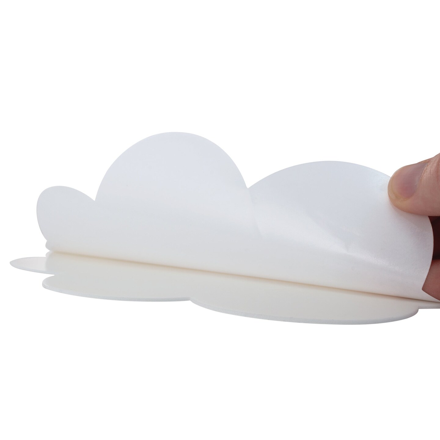 Self-Stick Dry Erase Clouds, White, 7&#x22; x 10&#x22;, 10 Count