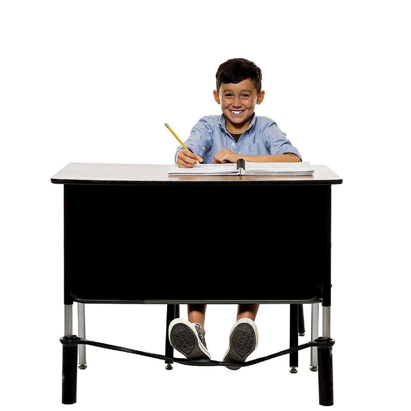 Chair Band for Extra-Wide School Desks, Blue Tubes
