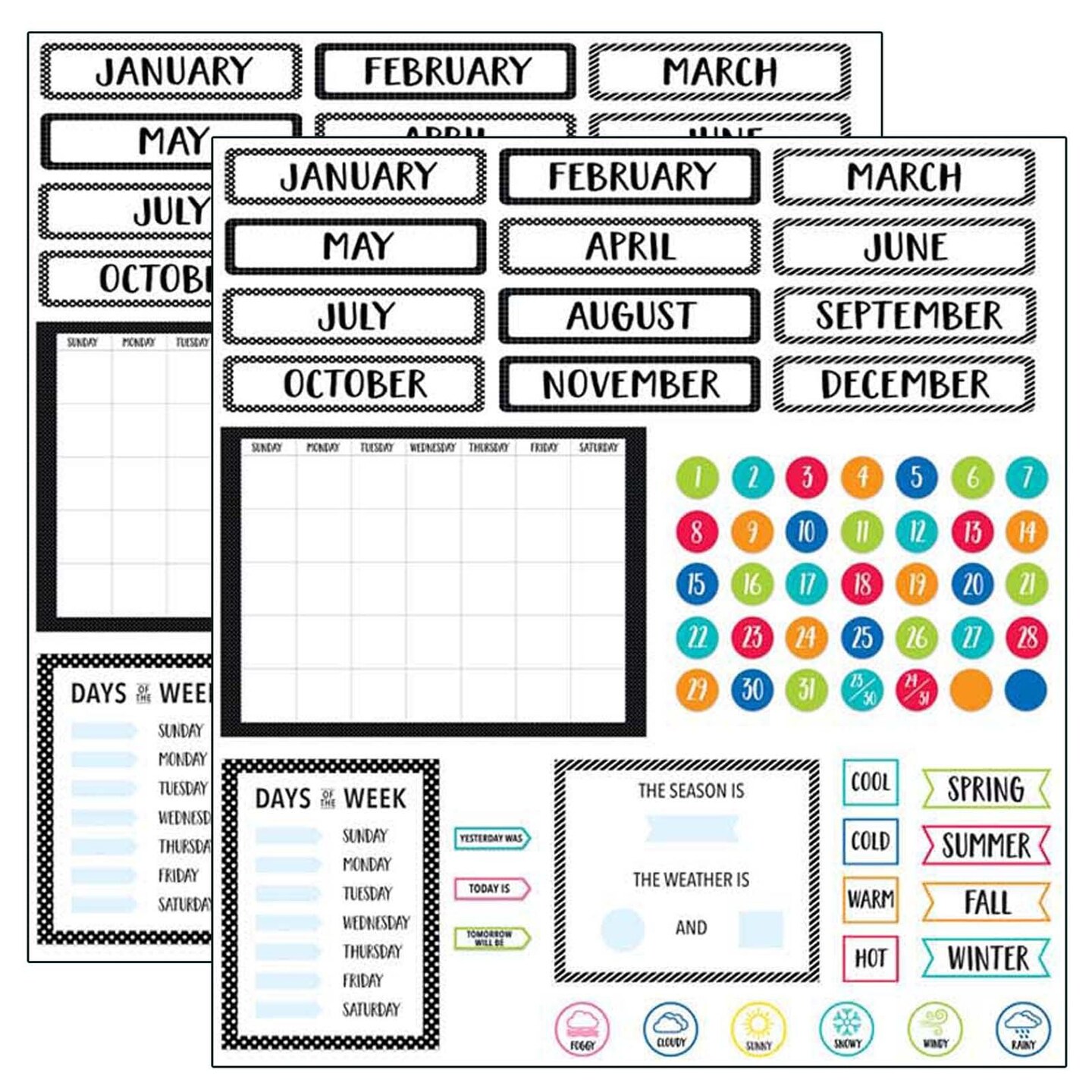 Farm Friends Core Decor Calendar Set, 2 Sets