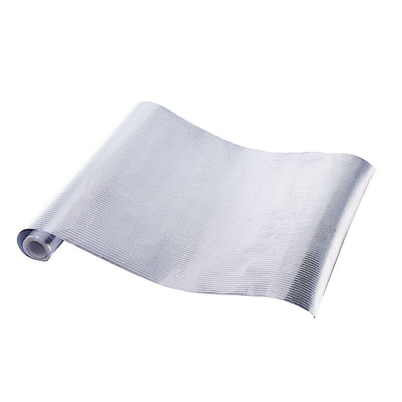 SILVER 12x108" Glitter Paper Disposable Table Runner RIDGE DESIGN