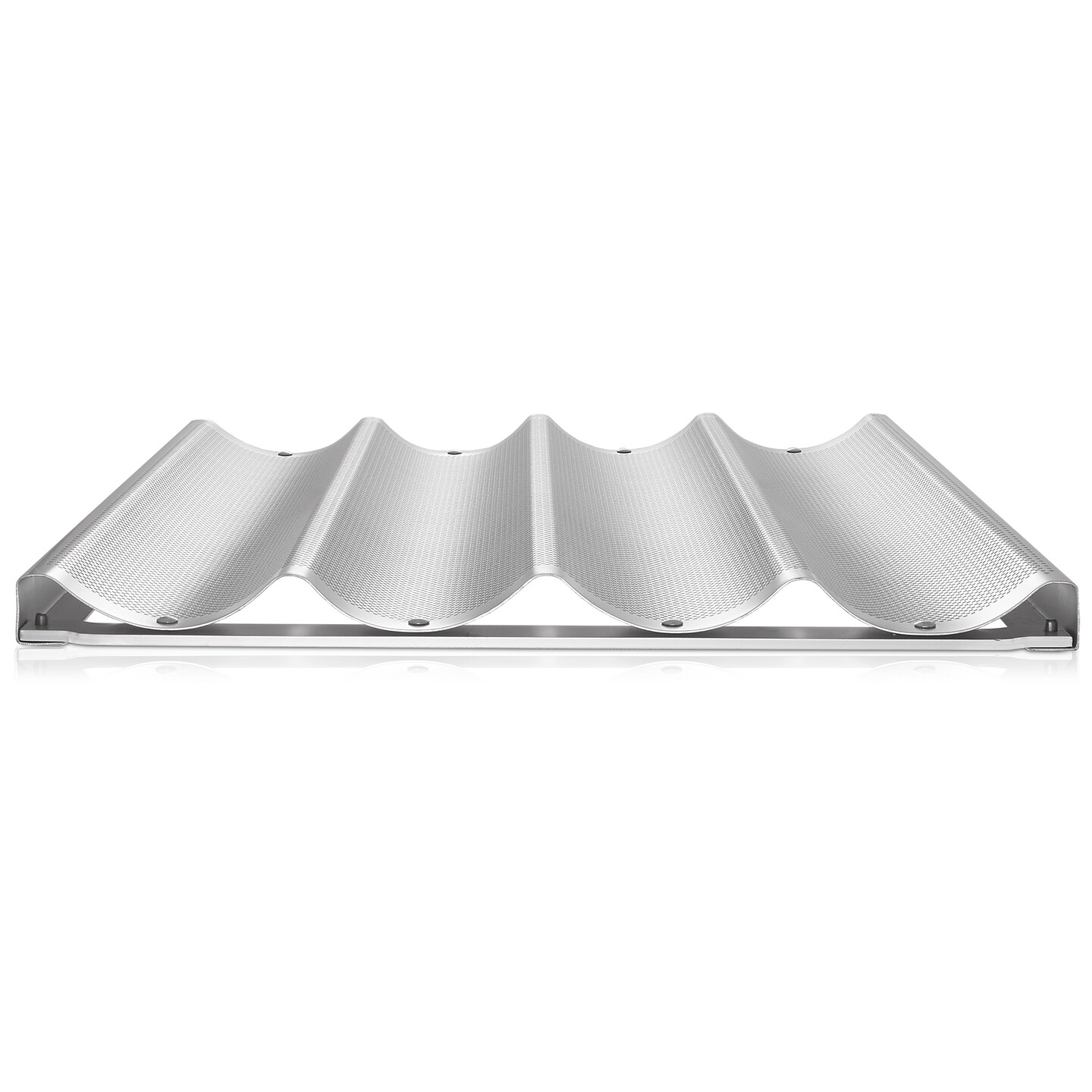 GRIDMANN 18" x 26" Commercial Aluminum Baguette Pan, Perforated French Bread Loaf Baking Pan