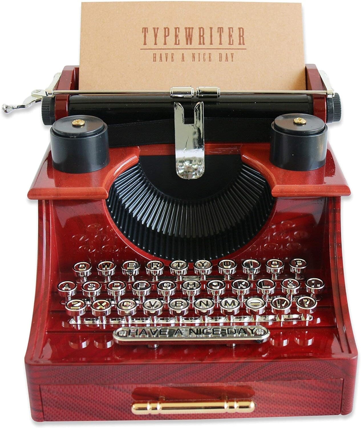 Vintage Typewriter Music Box for Home/Office/Study Room D&#xE9;cor Decoration
