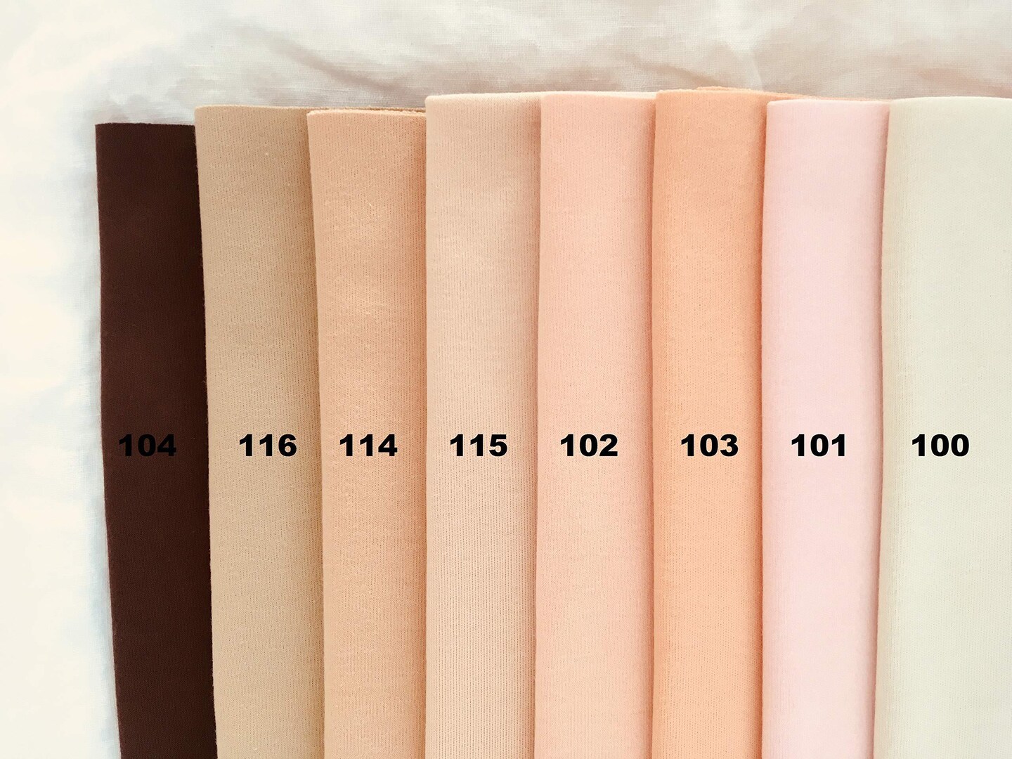 Doll Jersey Skin Coloured Fabric DIY face and Body Doll Making 25 x 80 cm (Light Beige 116)