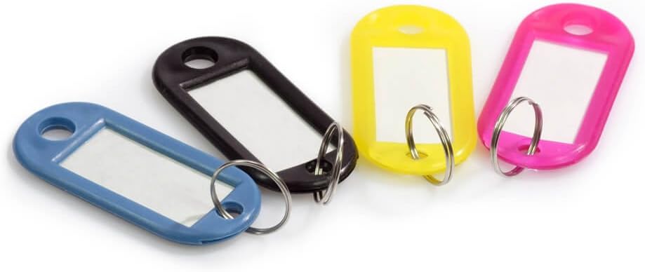 200Pcs Split Key Rings Bulk for Keychain and Crafts (5 size)