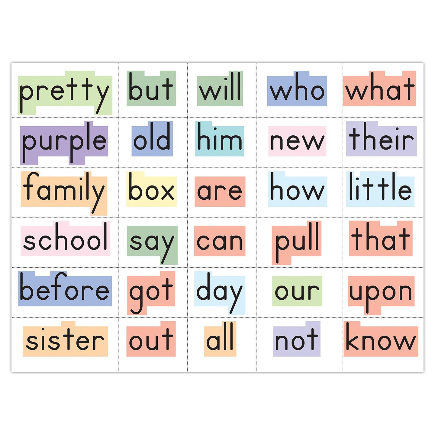 Sight Words in a Flash&#x2122; Word Walls, Grades K-1