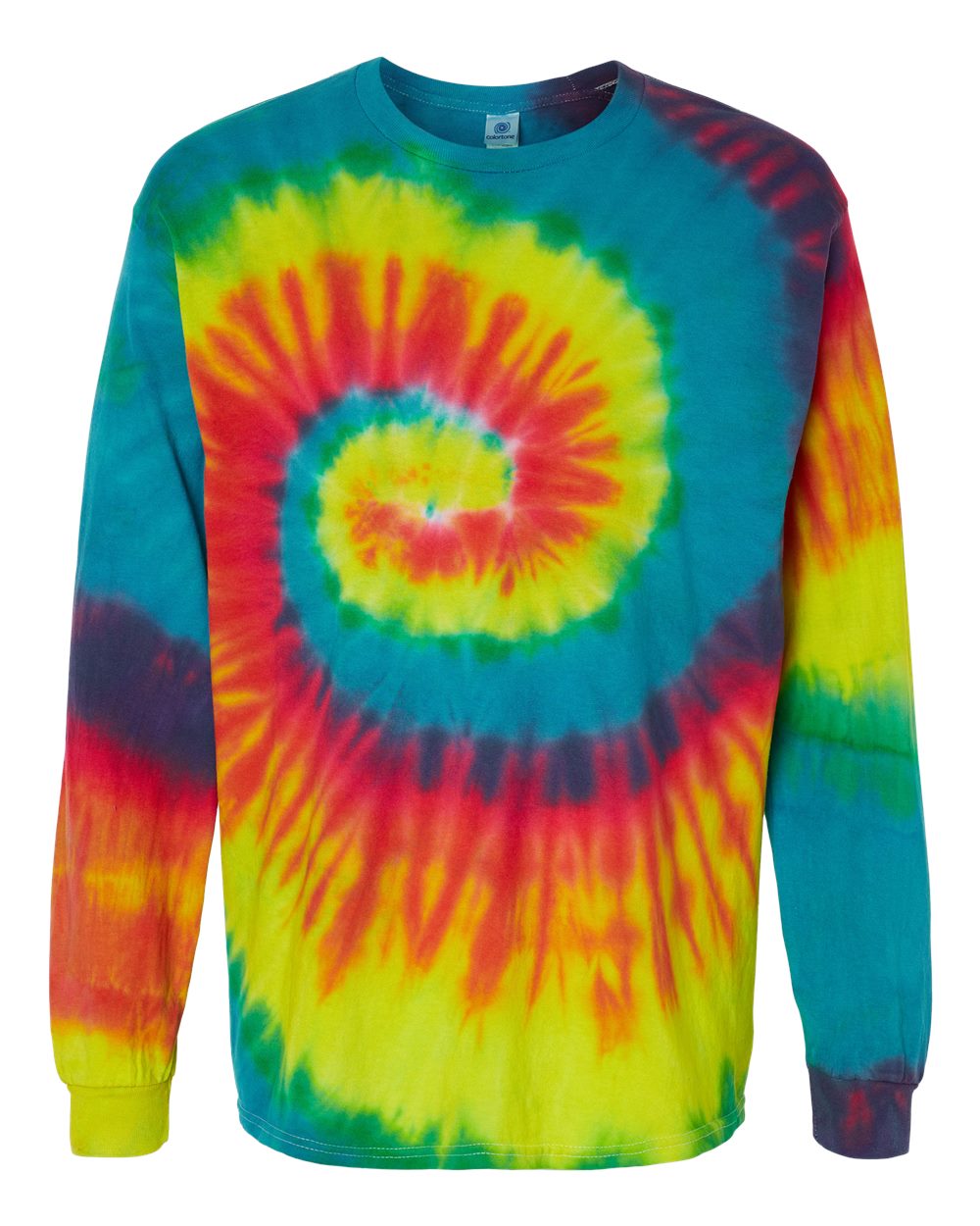 Colortone&#xAE; Tie-Dyed Long Sleeve T-Shirt