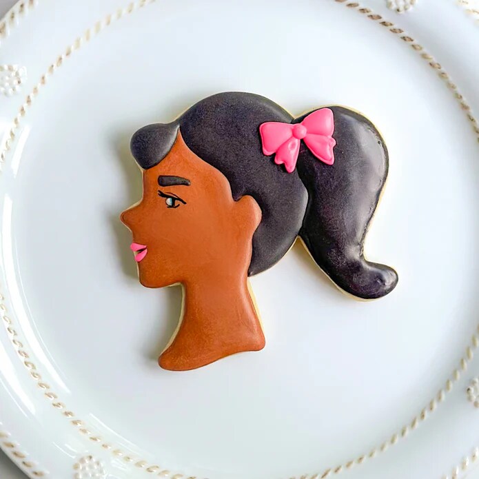 Ann Clark Barbie Doll Head Cookie Cutter 4&#x22;