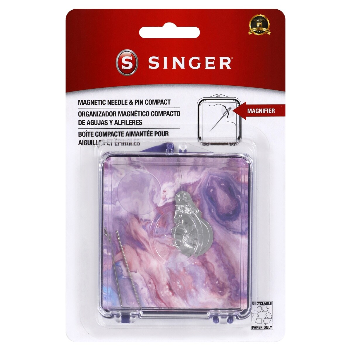 SINGER Magnetic Needle &#x26; Pin Compact-1/Pkg