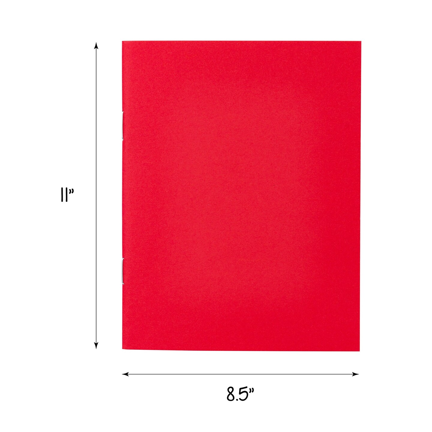 Bright Blank Books, 24 Pages, Assorted Colors, 8.5&#x22; x 11&#x22;, 6 Per Pack, 2 Packs