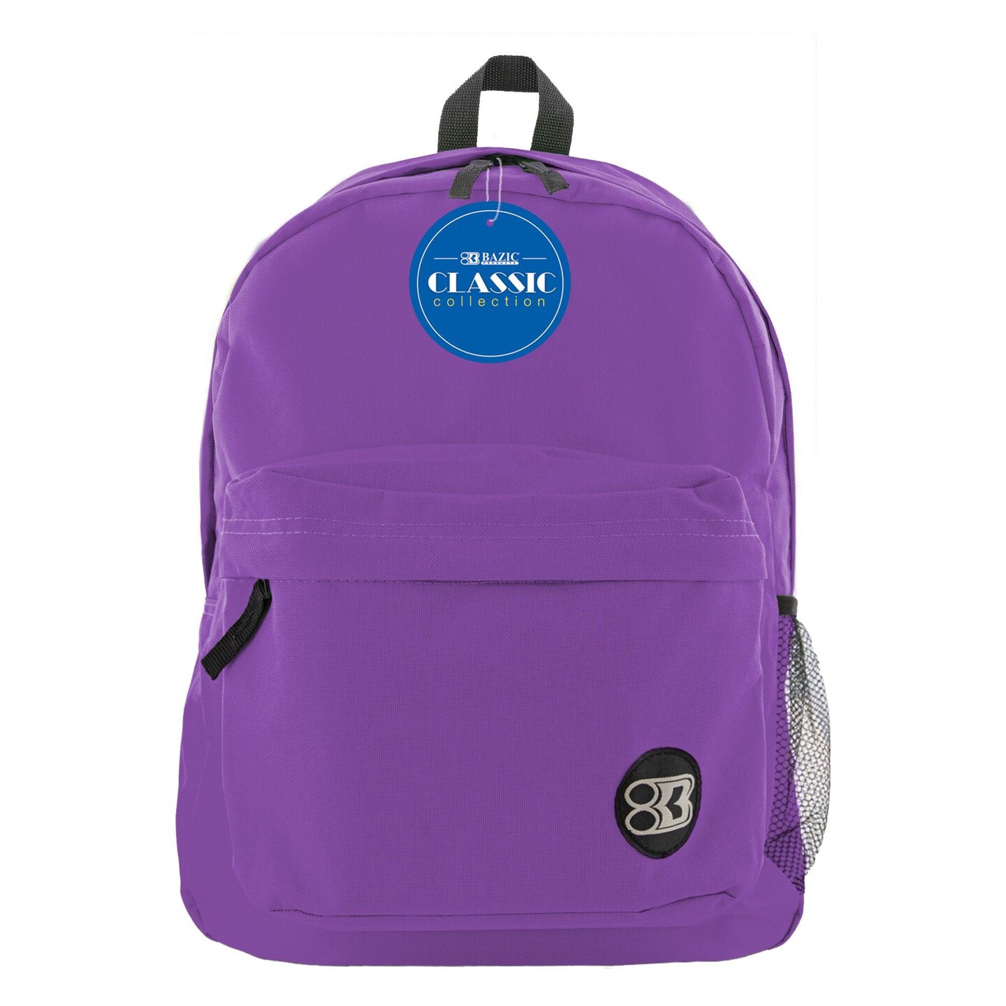Classic Backpack 17&#x22; Purple, Pack of 2