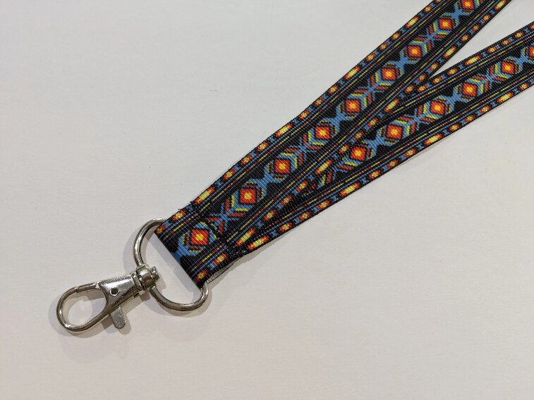 Southwest Aztec ID Badge Lanyard, 1 Inch Wide and 19 Inch Long ...