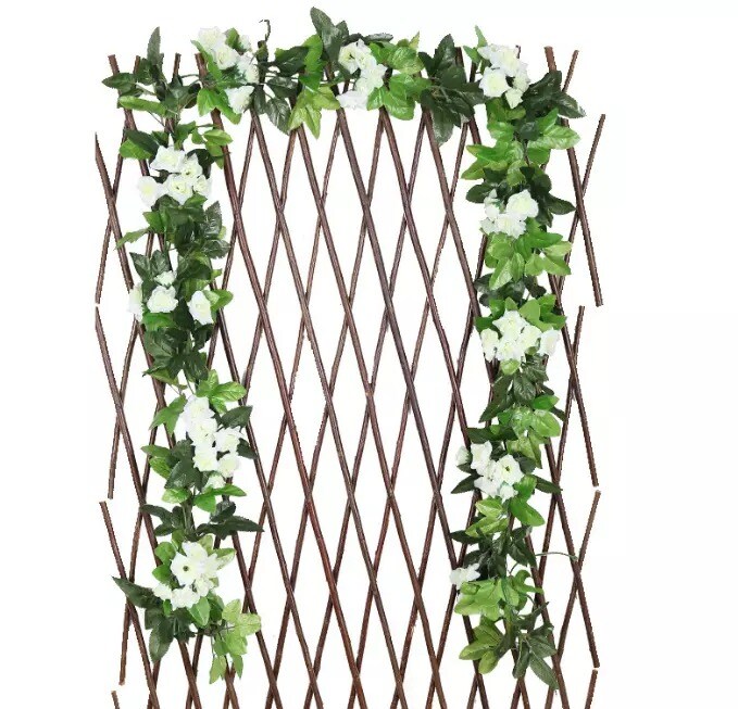 3-Pieces Artificial Silk Rose Garland