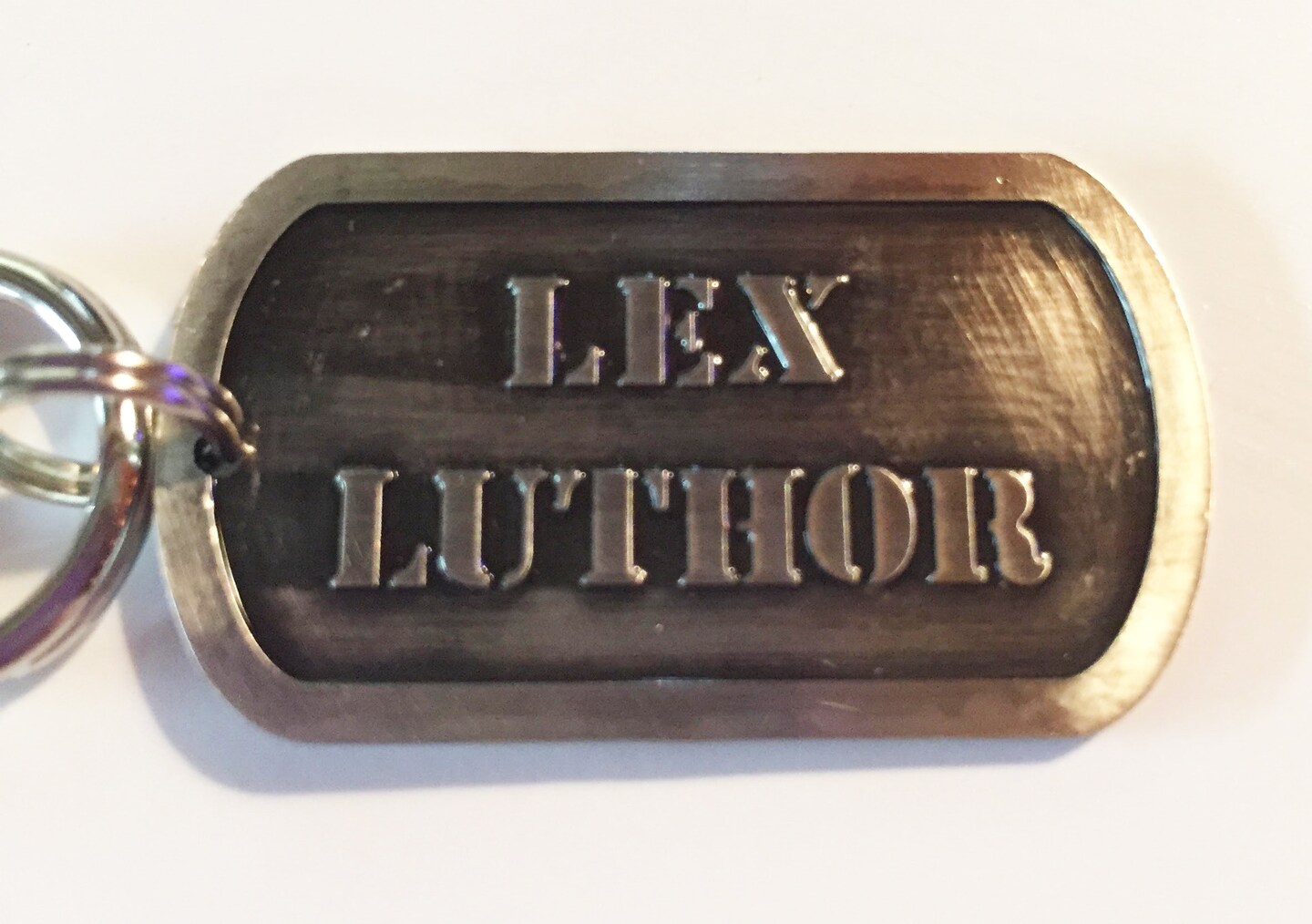 US United States Military Style Dog Tag Pet Id-Engraved Raised Name In Nickel, Brass or Copper-Hand Cut And Personalized Dog Tag product 3