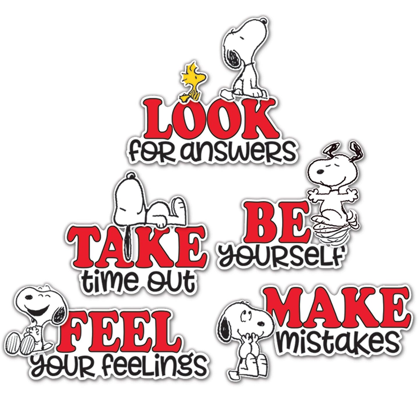 Peanuts&#xAE; Snoopy It&#x27;s Ok to... Bulletin Board Set, 42 Pieces