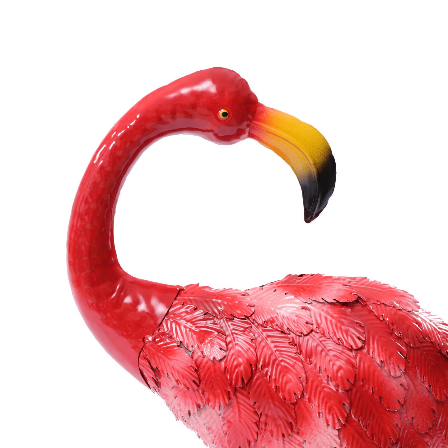 Kitcheniva Elegant Metal Flamingo Sculpture Statue Decor Outdoor