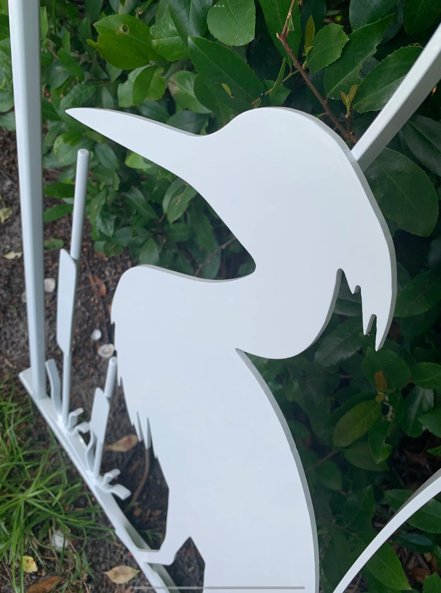 Egret in the Cattails, Screen Door Grille, Coastal Living, Handcrafted, Metal, Multiple Colors, Protect, Beautify, Easy Install, Aluminum product 5