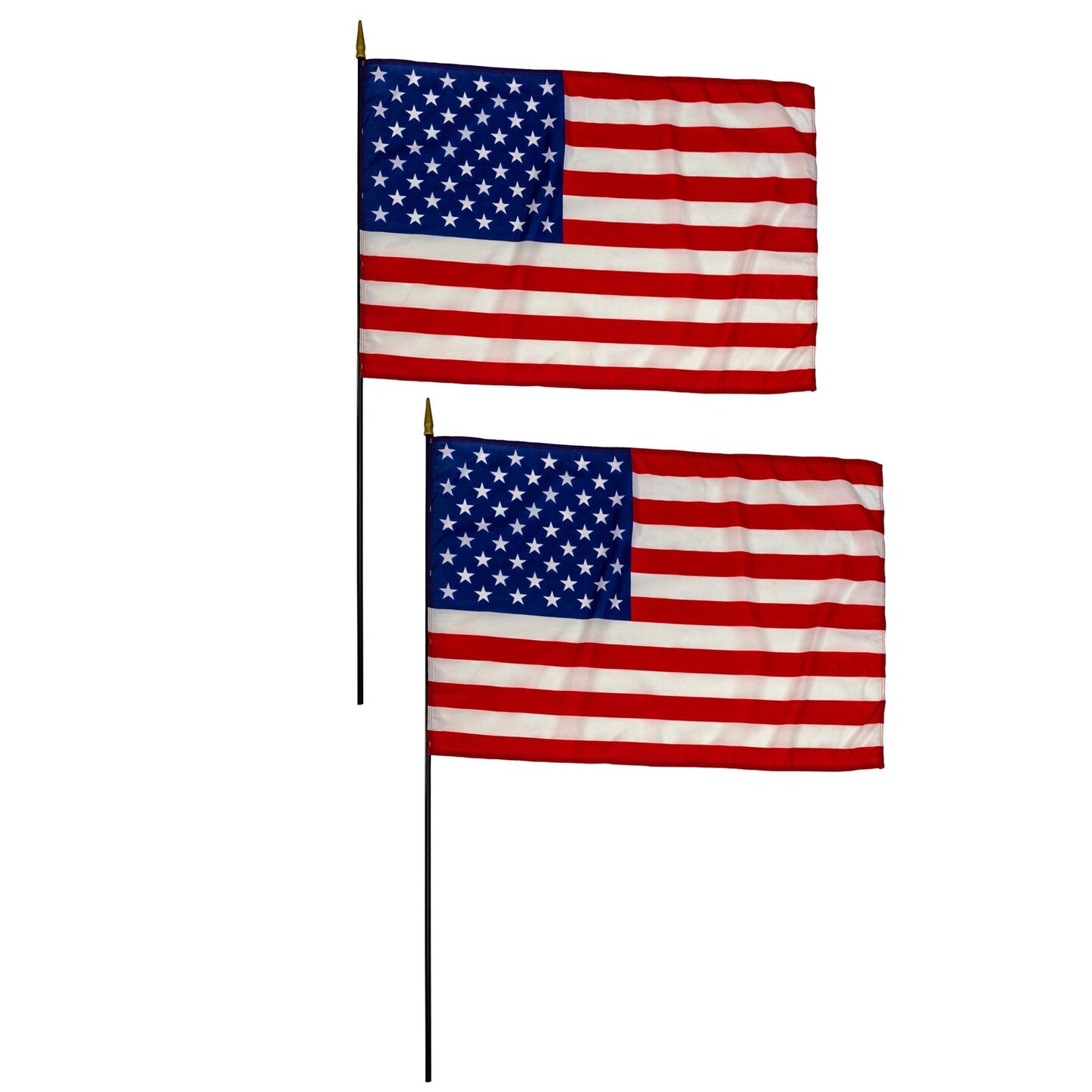 Nylon U.S. Classroom Flag, 24&#x22; x 36&#x22;, Pack of 2