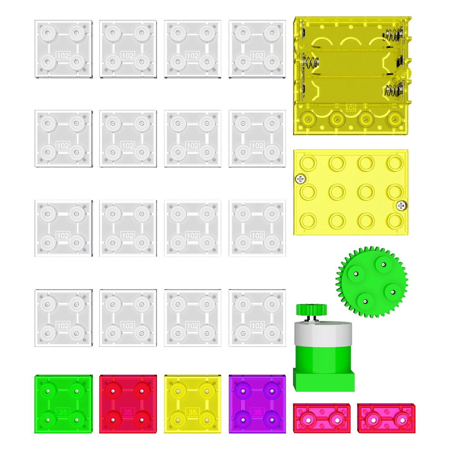 Circuit Blox&#x2122; Single Student Set, Lights &#x27;N Motion Geared Motor