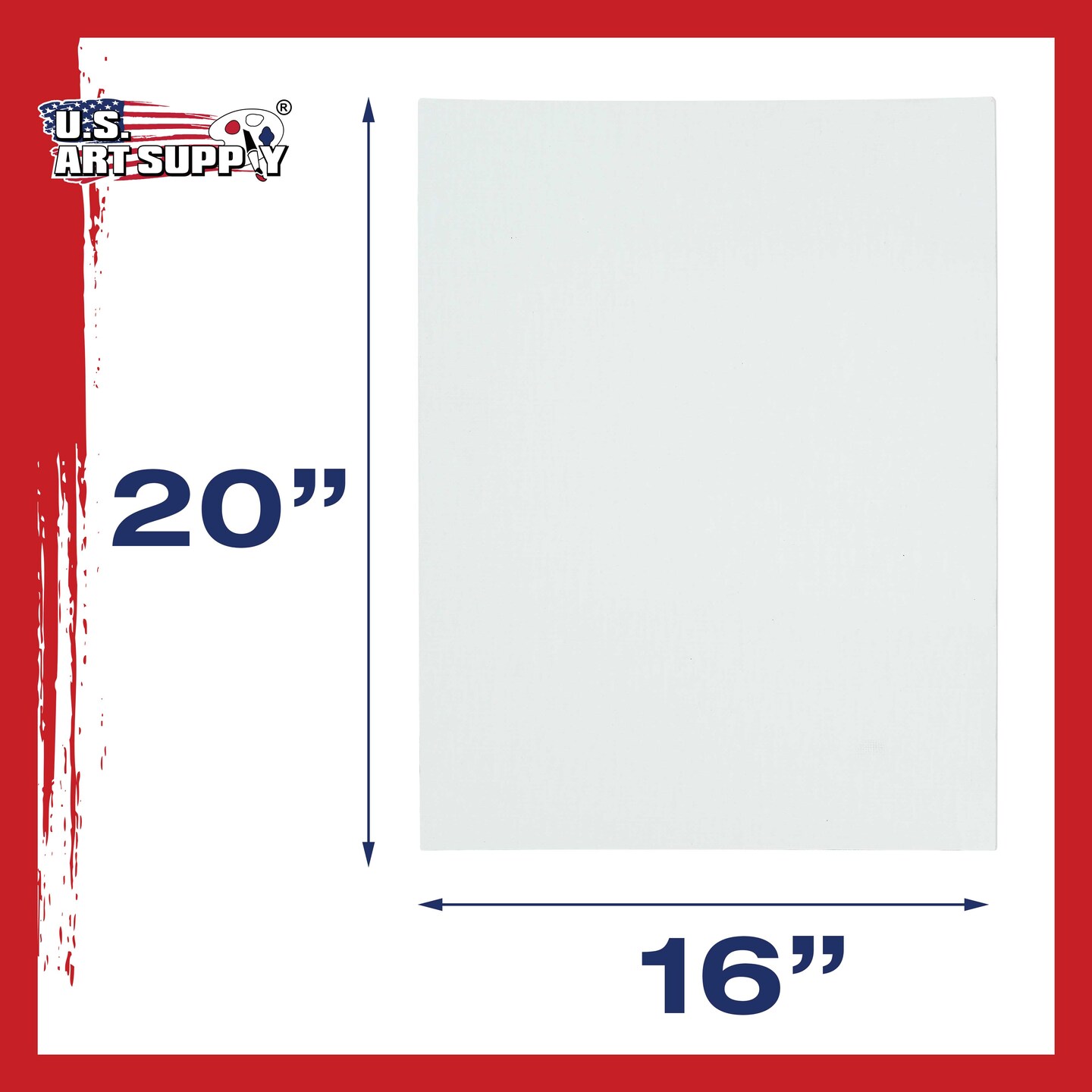 16&#x22; x 20&#x22; Professional Artist Quality Acid Free Canvas Panel Boards for Painting 4-Pack