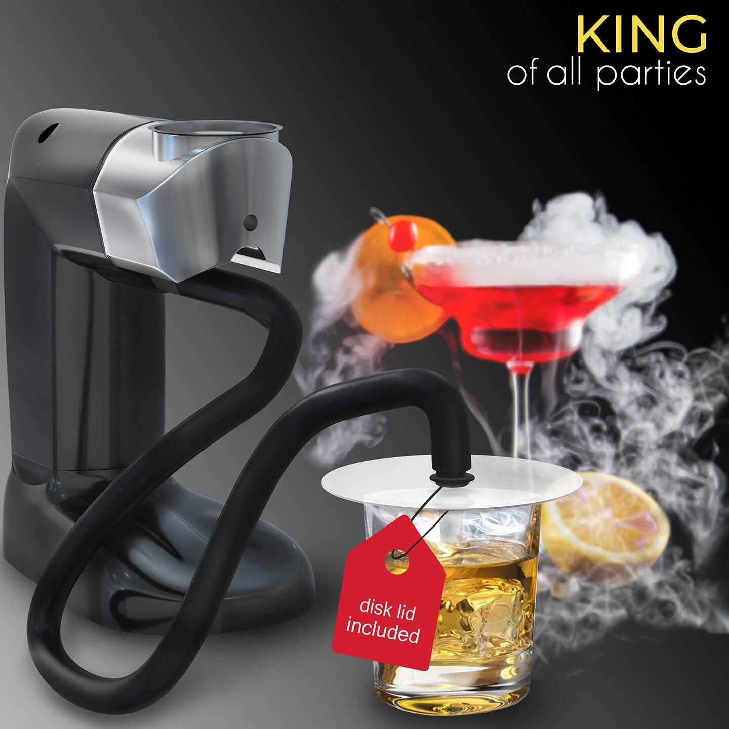 Smoking Gun Wood Smoke Infuser  Extended Kit 14 PCS Smoker Machine with Accessories and Wood Chips  Cold Smoke for Food and Drinks  Gift for Man