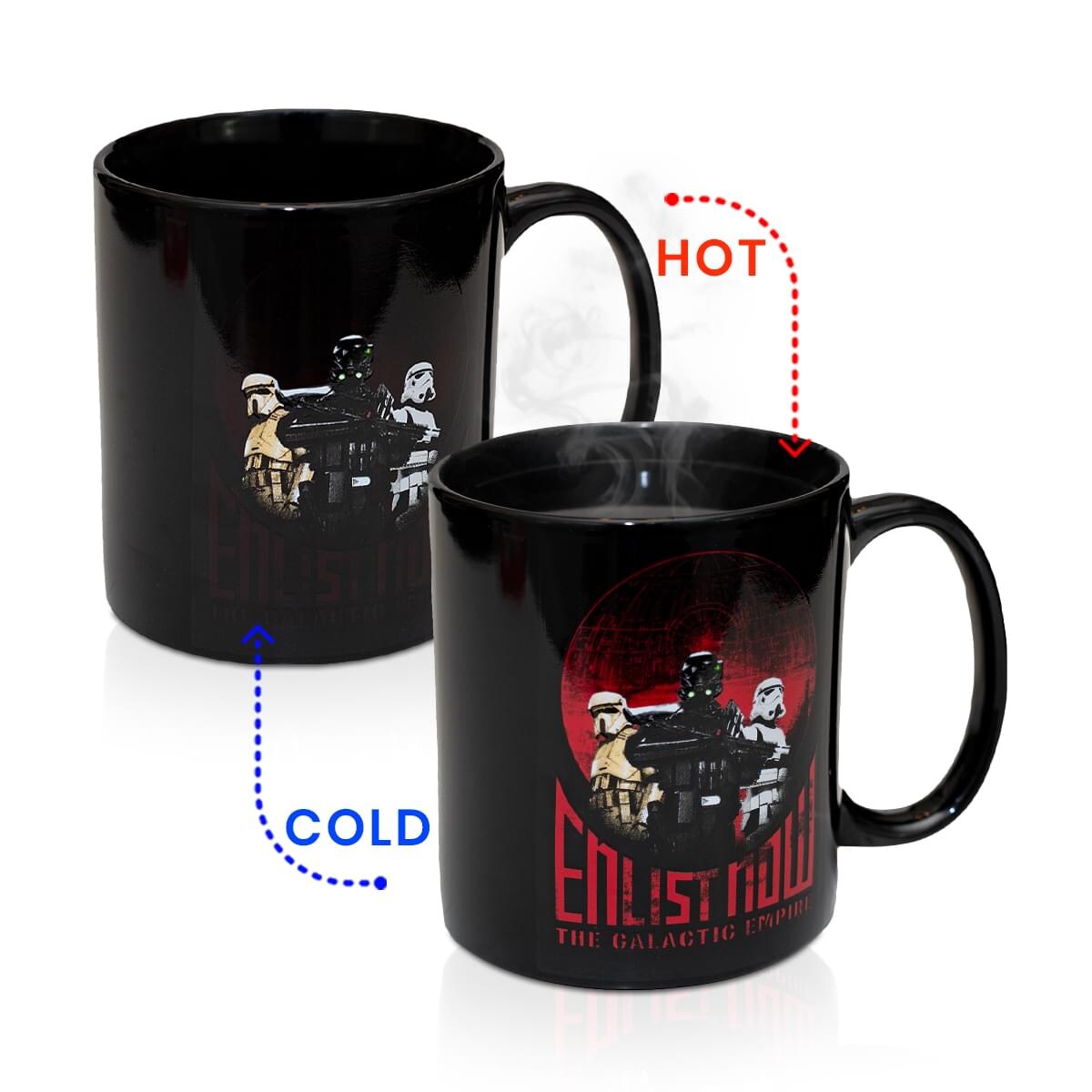 Star Wars Rogue One &#x22;Enlist Now&#x22; 20oz Heat Change Mug
