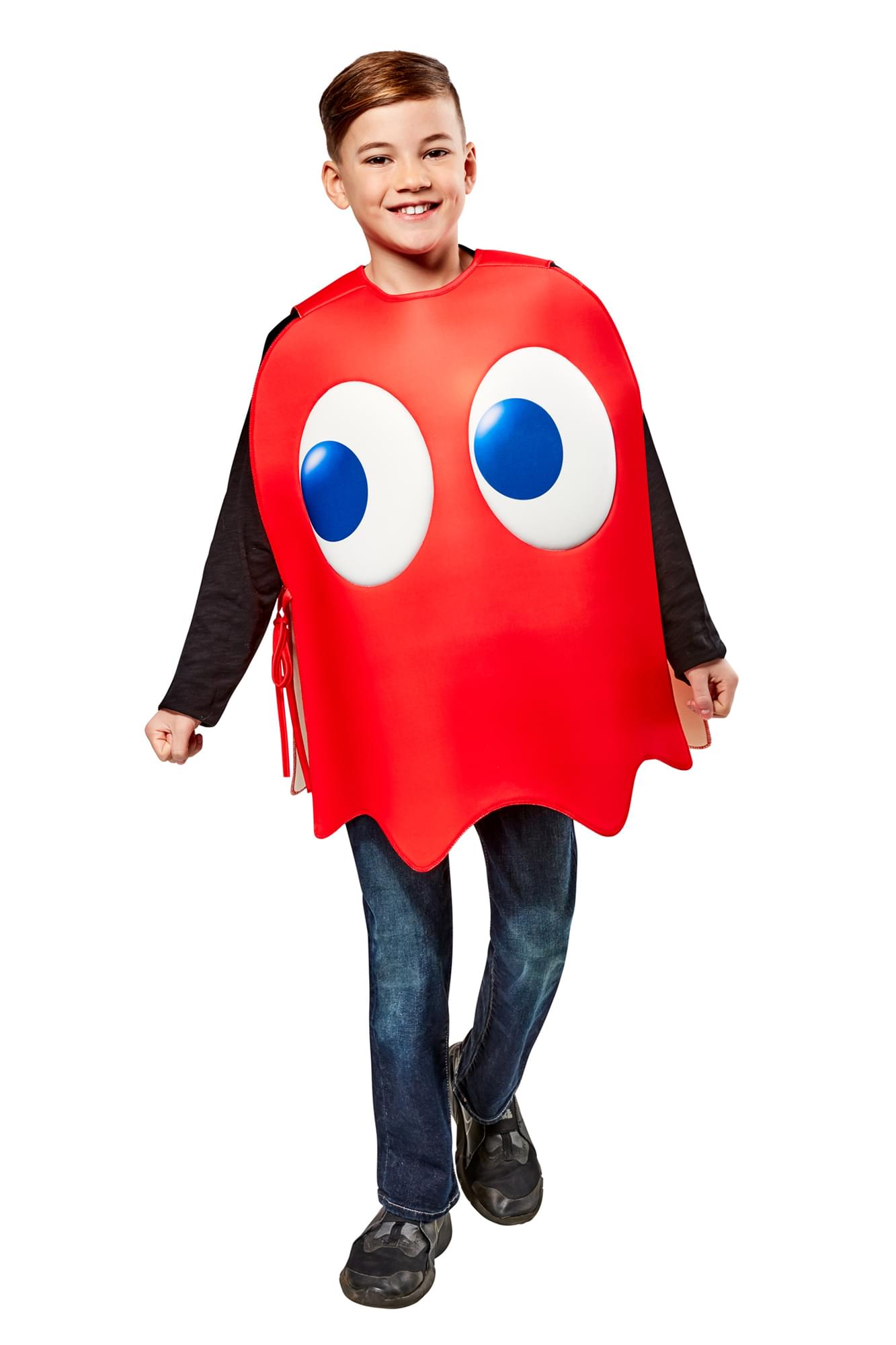 Pac-Man Blinky Ghost Child Costume | One Size
