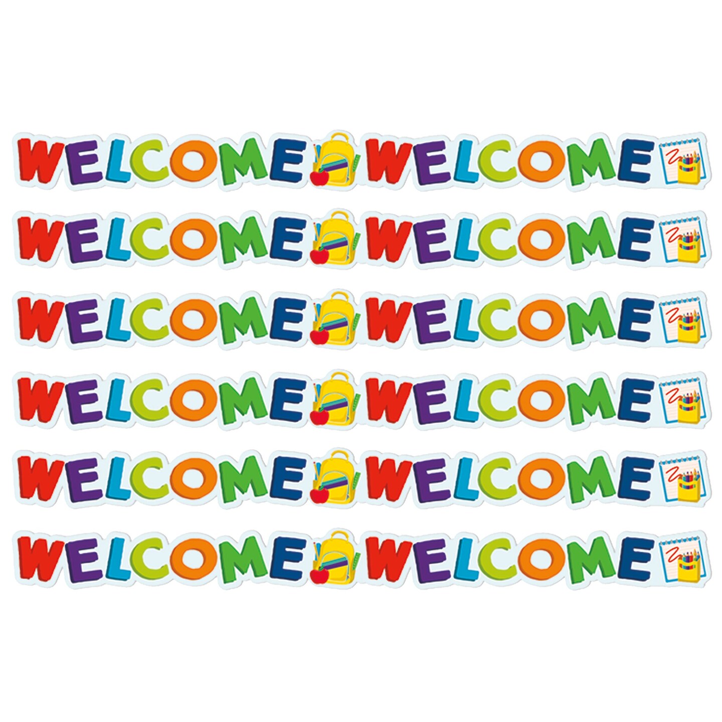 Welcome Extra Wide Deco Trim&#xAE;, 37 Feet Per Pack, 6 Packs