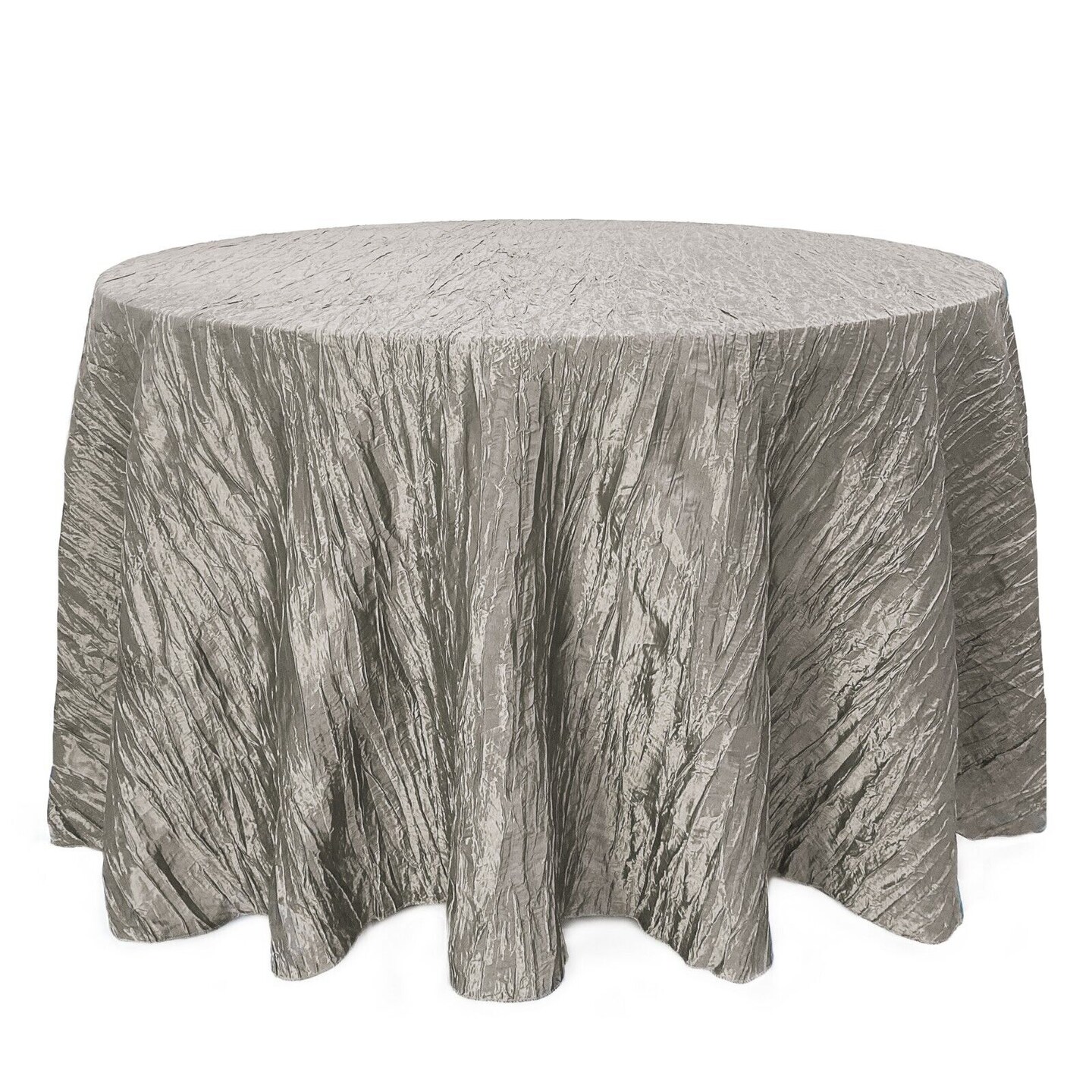 Crinkle Taffeta Round Tablecloth