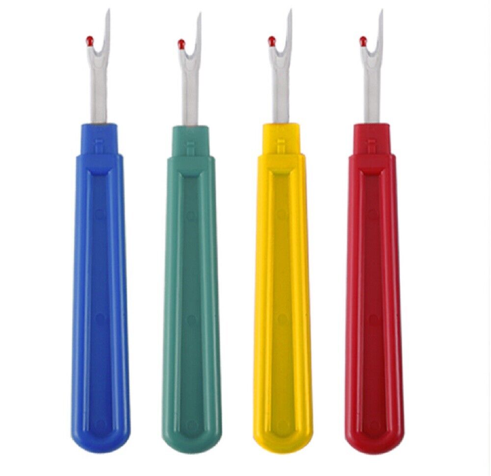 Multicolor Stitch Ripper Set with Handle 4 Pieces
