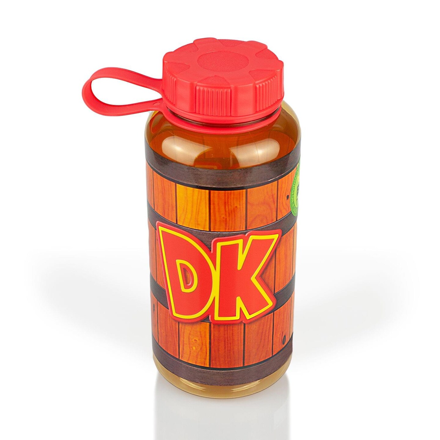 EXCLUSIVE Donkey Kong Water Bottle | Designed to Look Like DK&#x27;s Barrel | 24 Oz.