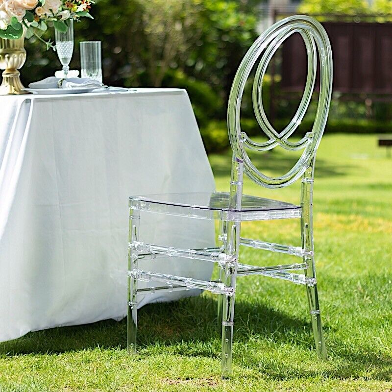 Clear Stackable Acrylic Transparent Armless Chiavari CHAIR
