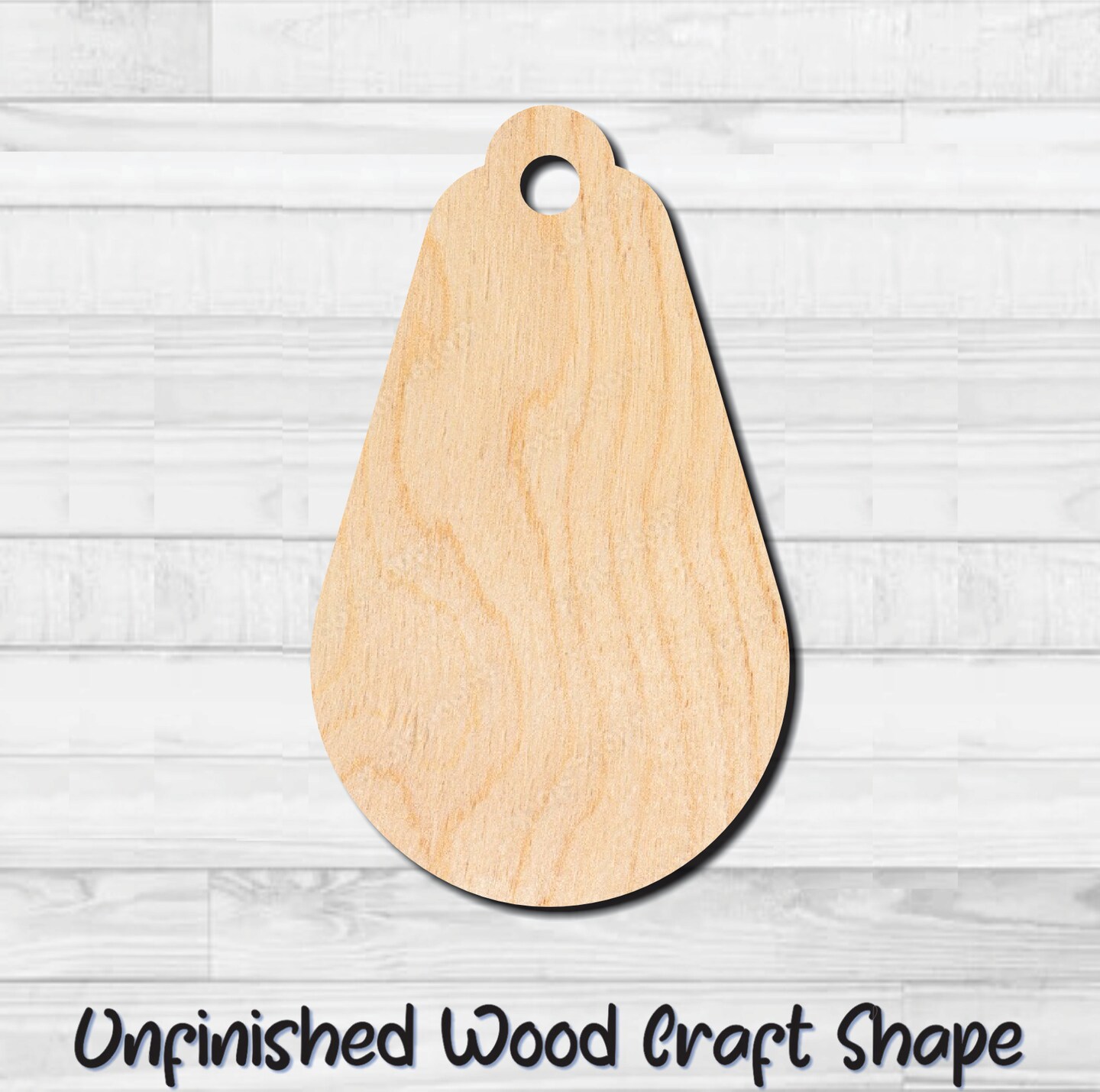 Gift Tag - Laser Cut Out Unfinished Wood Craft Shape TAG24 Gift Tag - Laser Cut Out Unfinished Wood Craft Shape TAG24