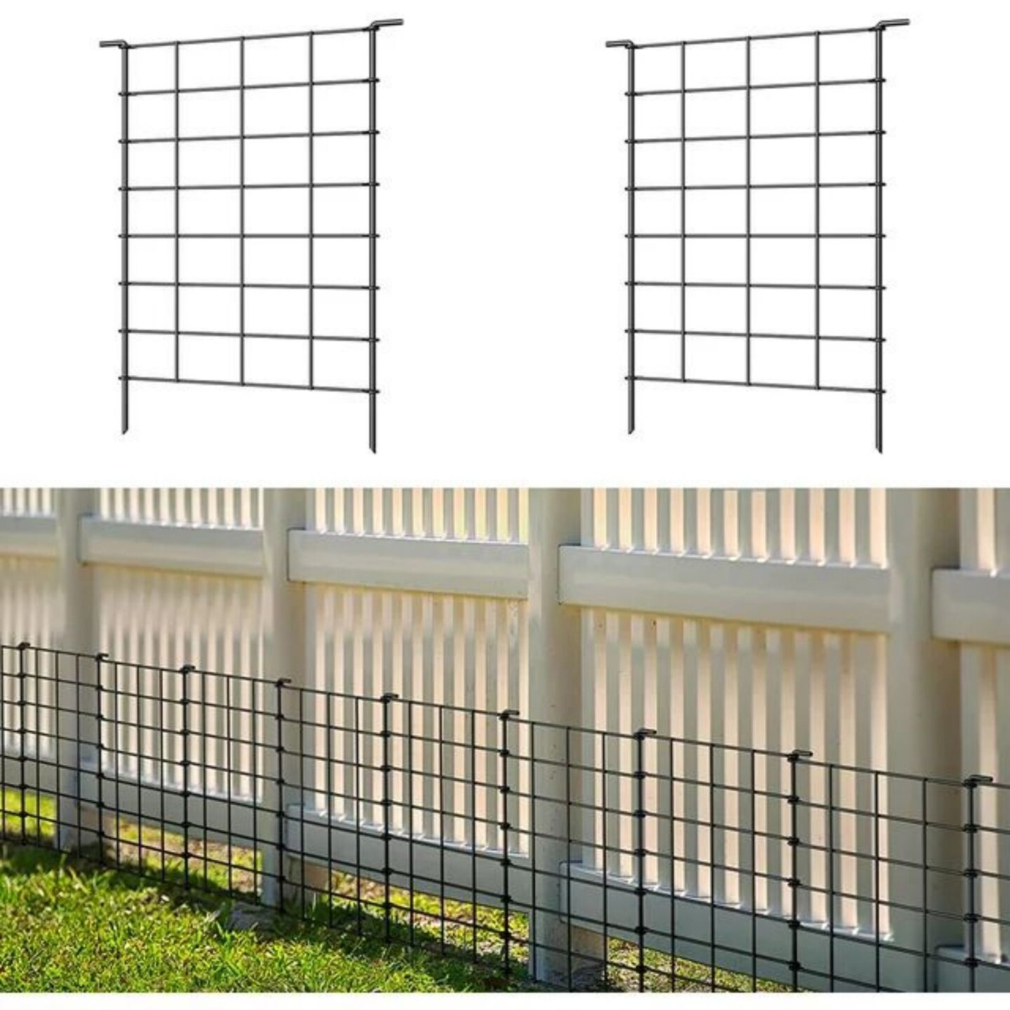 10pcs Square 10ft Connecting Garden Fence