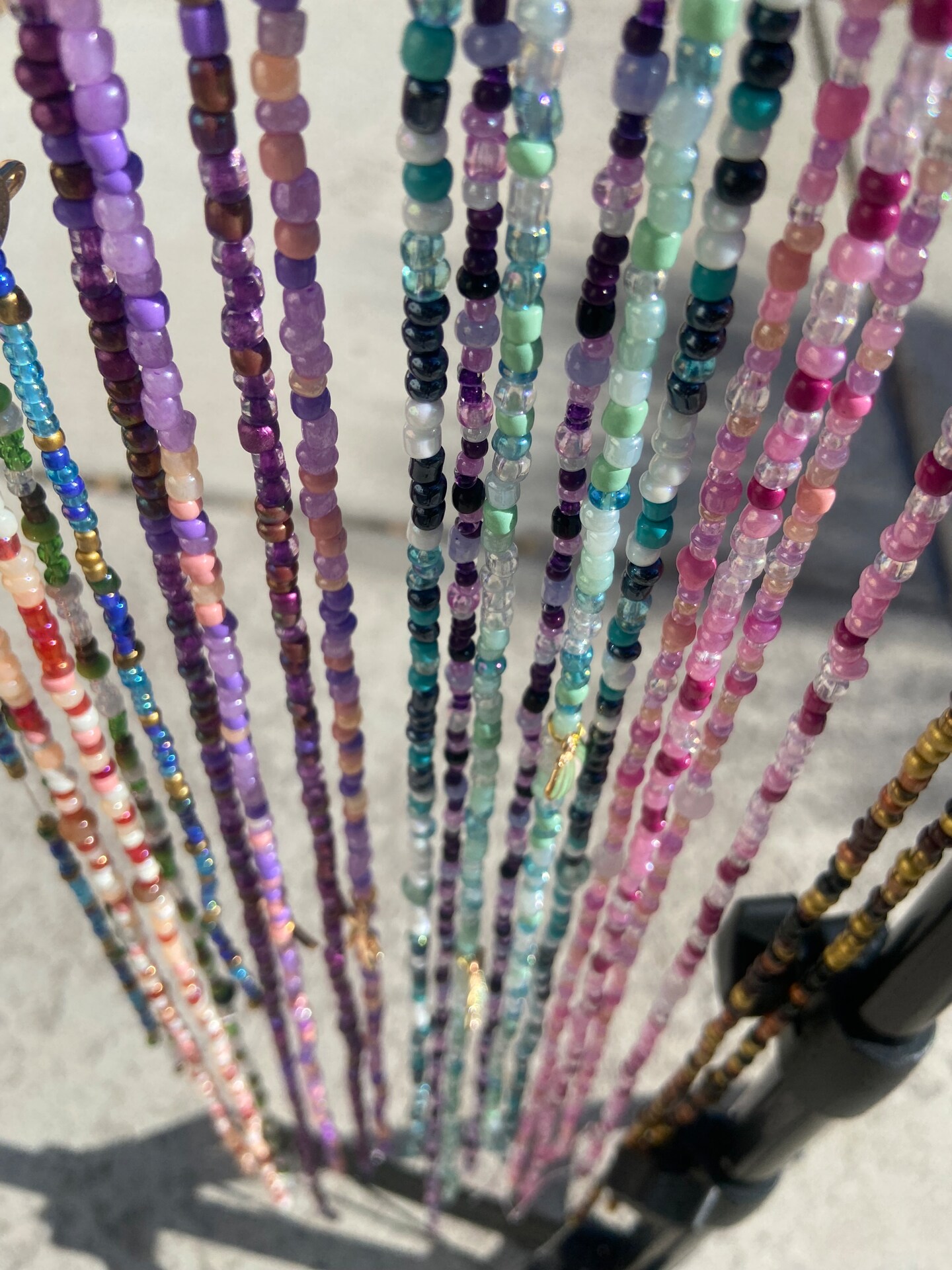 Waist Beads with Spiritual Crystals Stretchy Multiple Sizes