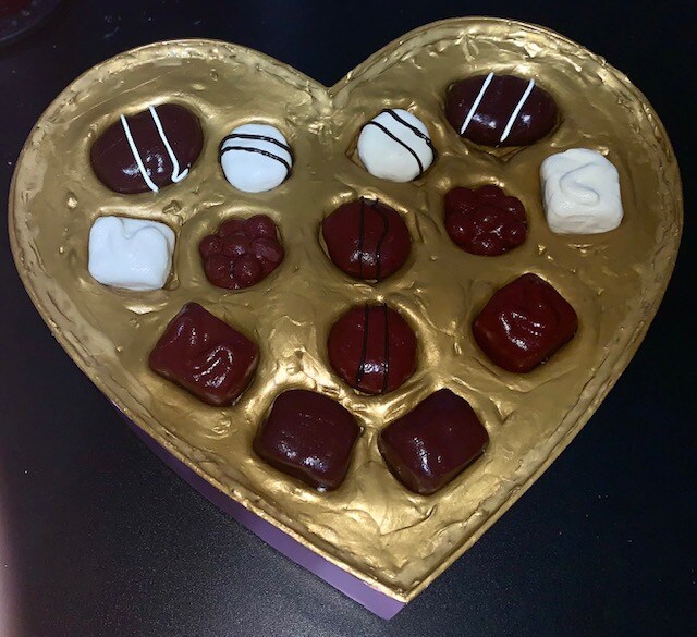 Valentine's Day Chocolate Box Decoration image 1