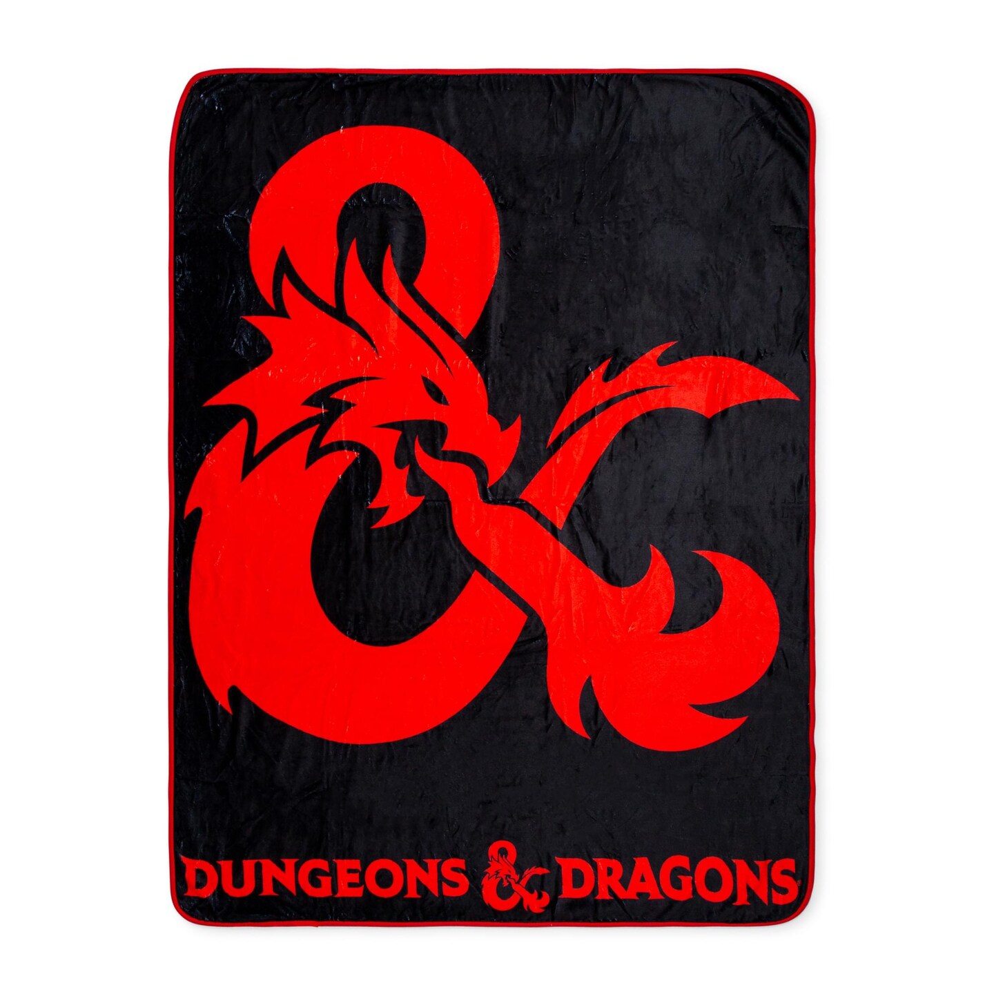 Dungeons &#x26; Dragons Logo Fleece Throw Blanket | 45 x 60 Inches
