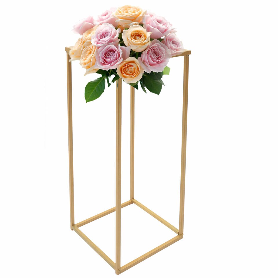 Kitcheniva Lightweight Floral Rack Gold Vase Centerpieces Decor (10pcs)