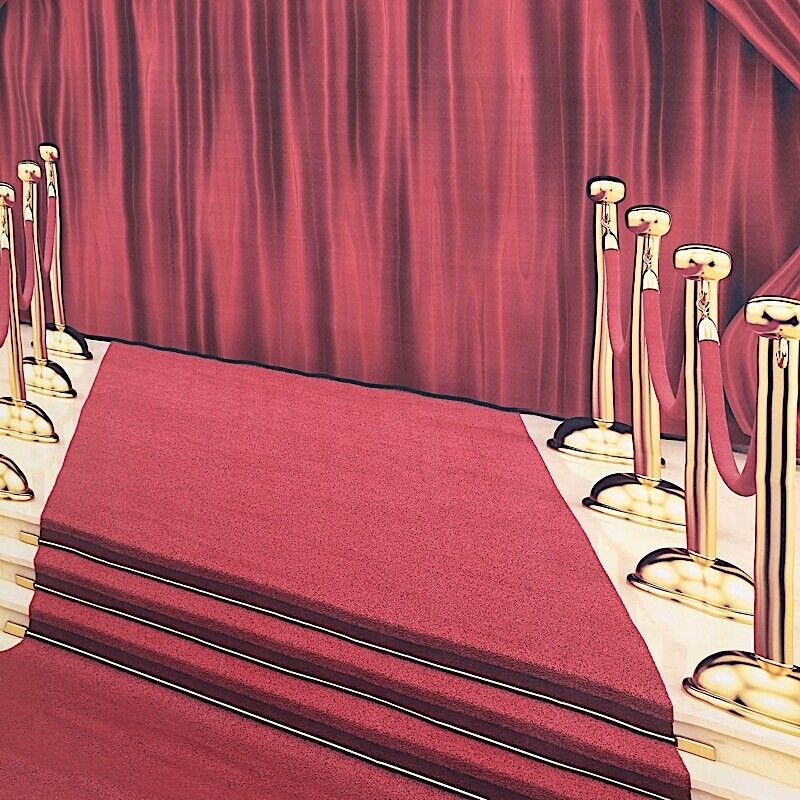 8 ft Vinyl PHOTO BACKGROUND Hollywood Red Carpet Backdrop