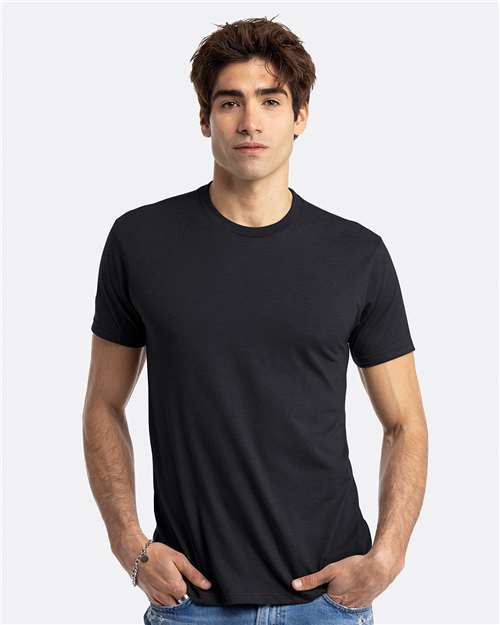 6 Pack: CVC T- Shirt Sustainable Style, Size: 5xl, Color: Black