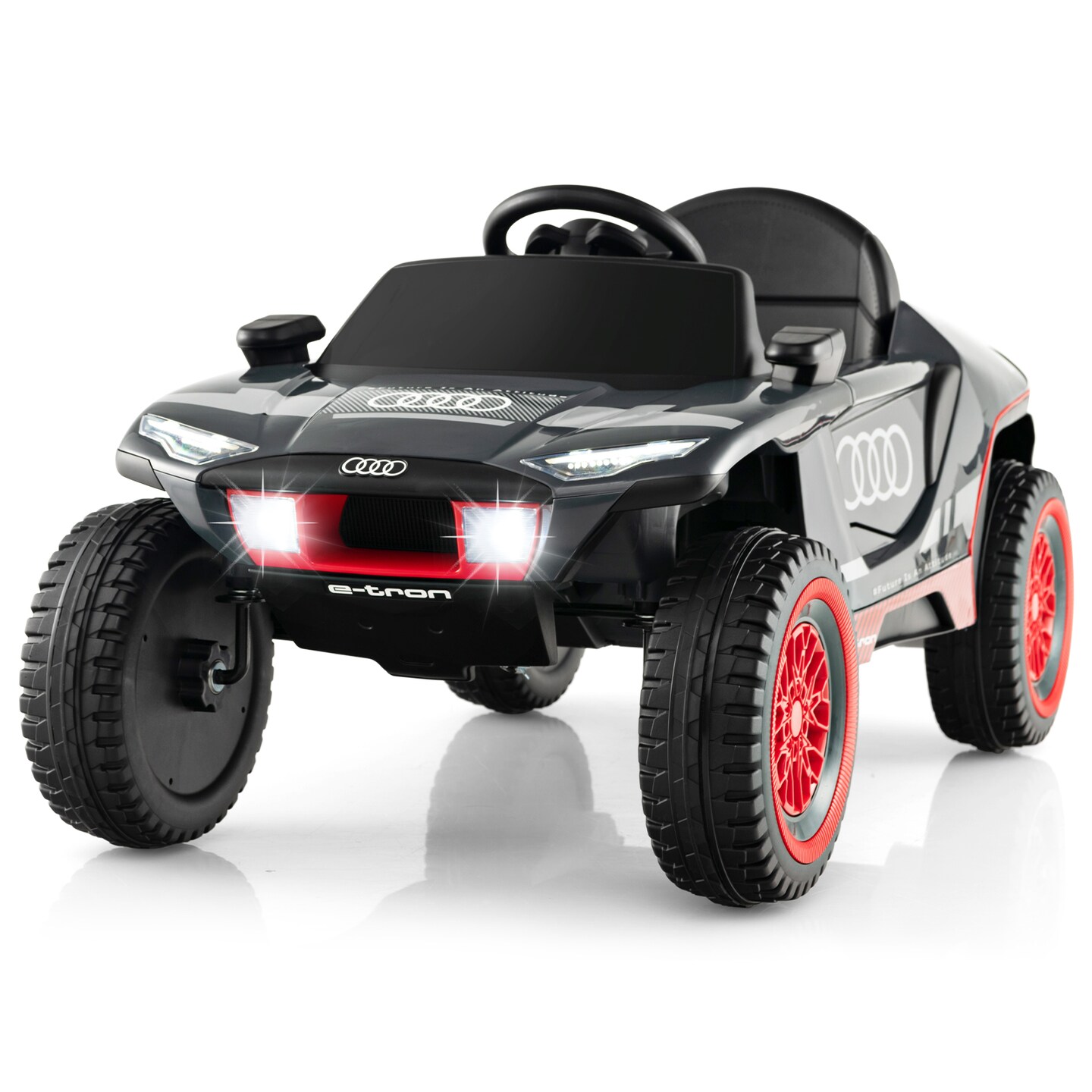 Licensed Audi Kids Ride On E-tron Racing Car-Grey